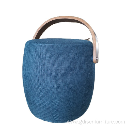 Carry-On Pouf in Round Shape